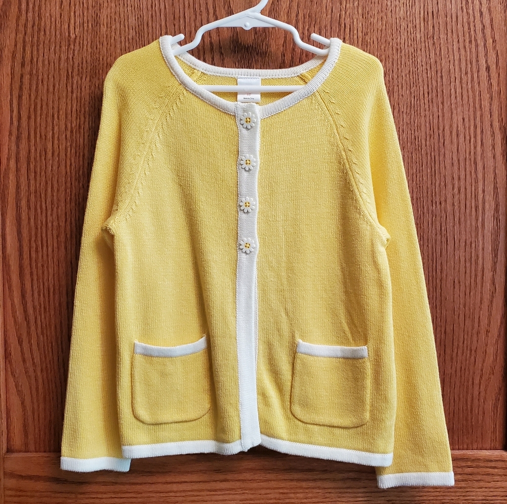 Gymboree: New With Tags Girl's 5T Yellow Sweater